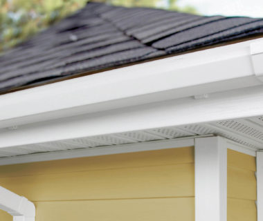 gutter shot Professional gutter cleaning services make home maintenance much easier